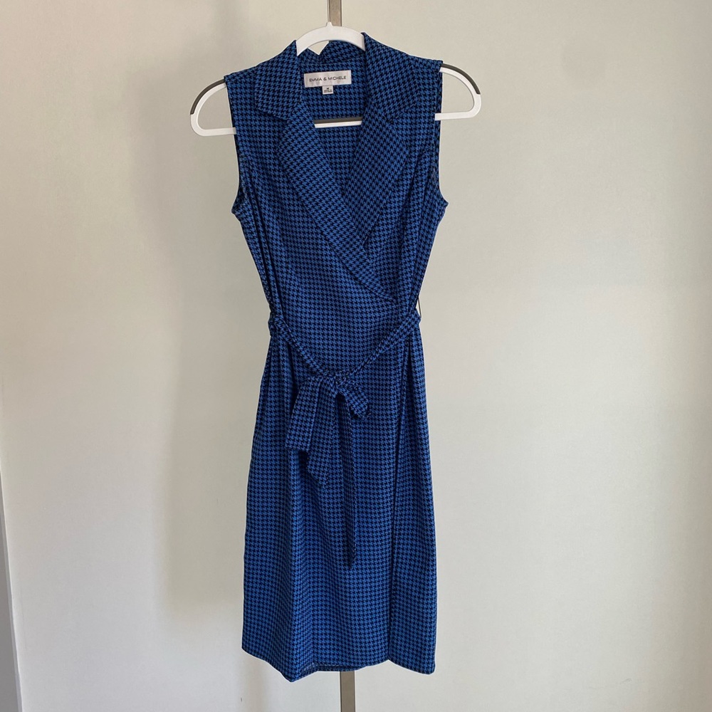 blue detailed dress